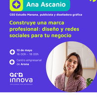 Píldora formativa Construye una marca profesional: diseño y redes sociales para tu negocio